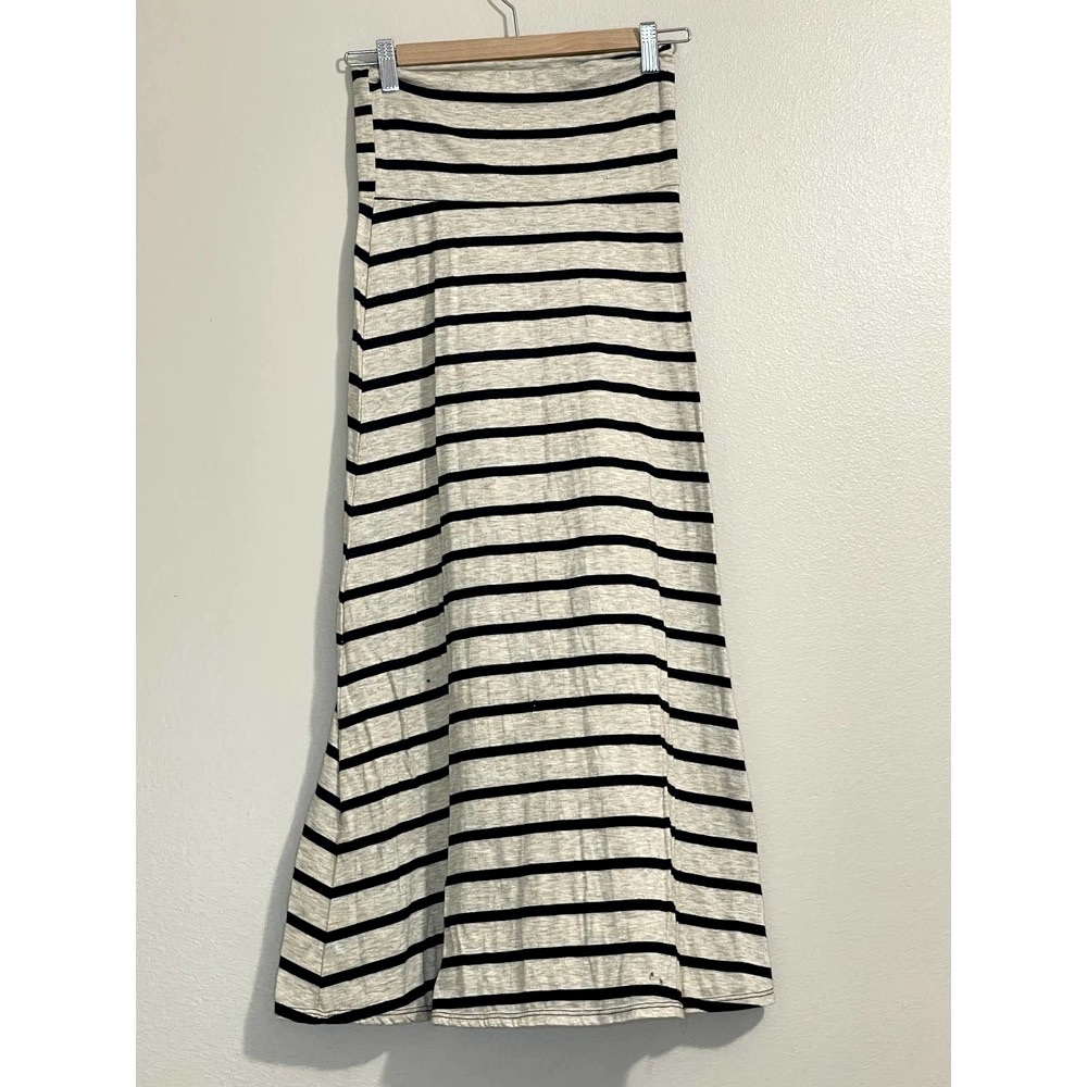Mono B - Stripe Maxi Skirt - S